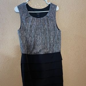 Enfocus Women Black/Silver Dress